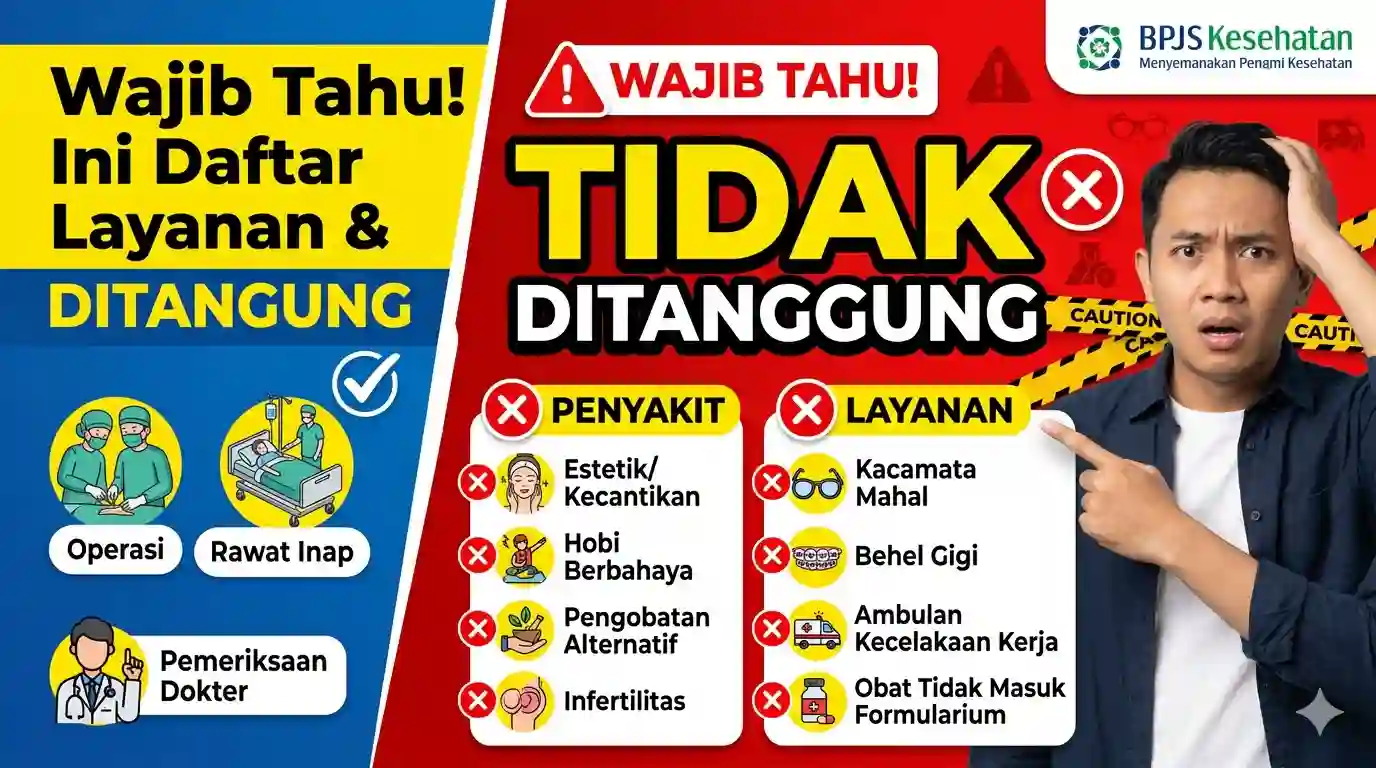 Daftar Layanan dan Penyakit yang Tidak Ditanggung BPJS Kesehatan