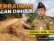 Perbaikan Jalan Renah Pemetik Kerinci Dimulai April 2026