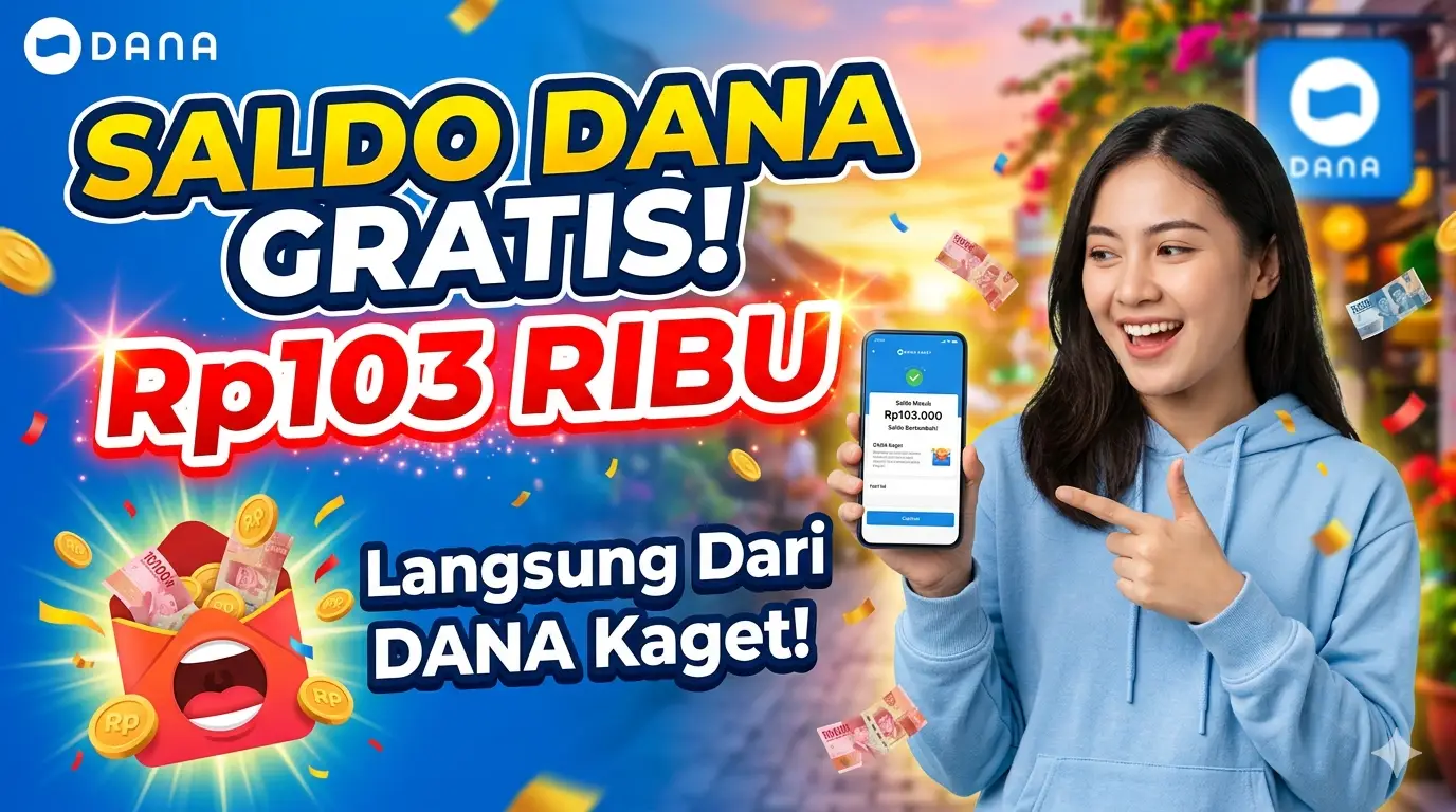 Saldo DANA Gratis Rp103 Ribu dari DANA Kaget, Begini Cara Klaimnya