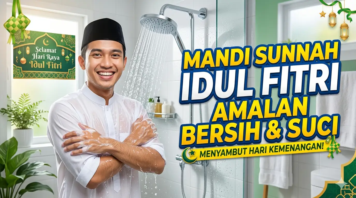 Mandi Sunnah Idul Fitri: Amalan Bersih & Suci Sambut Hari Kemenangan