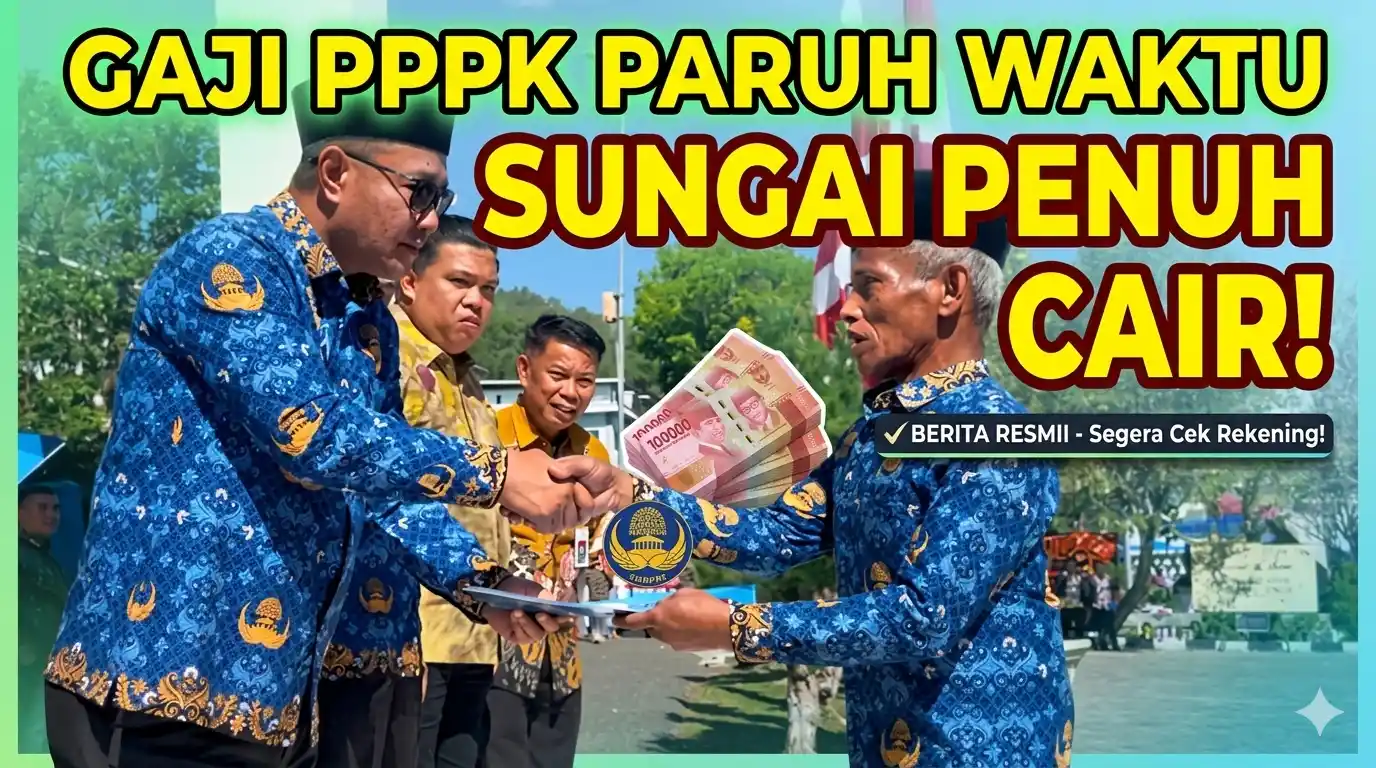 Gaji PPPK Paruh Waktu Sungai Penuh Cair, 999 Pegawai Terima Rp1,2 Juta