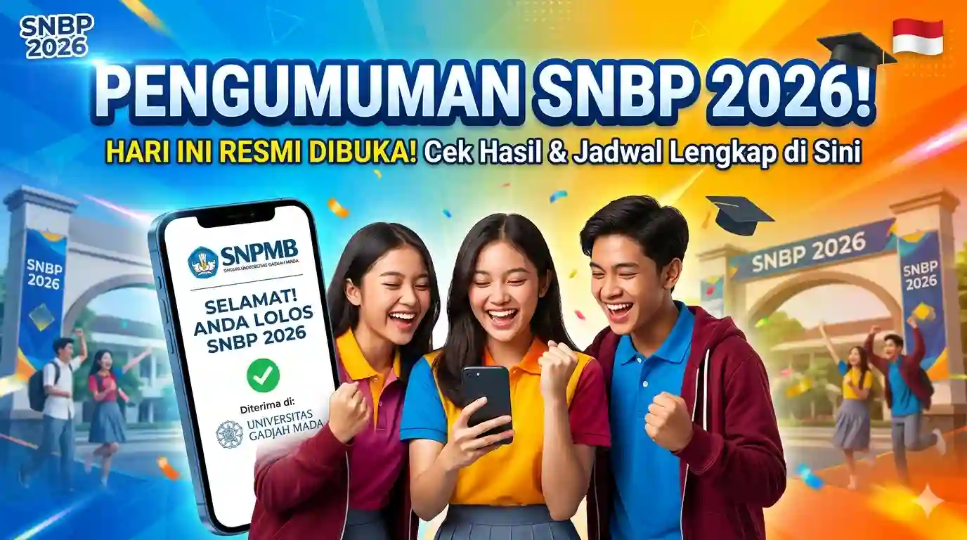 Link Cek Hasil SNBP 2026 Calon Mahasiswa Unja dan 44 Universitas Lainnya