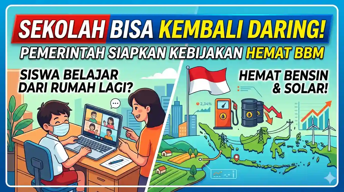 Pemerintah Siapkan Sekolah Daring untuk Tekan Konsumsi BBM
