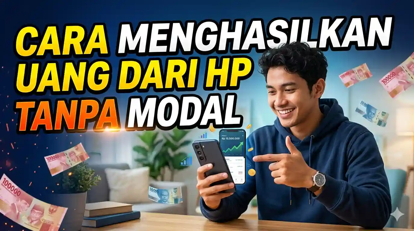 10 Cara Menghasilkan Uang dari HP Tanpa Modal, Cocok untuk Pemula