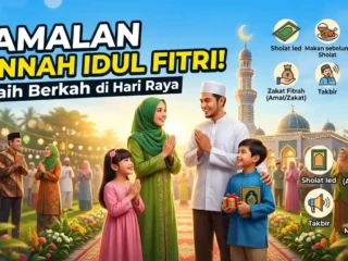 7 Amalan Sunnah Idul Fitri yang Wajib Dilakukan Umat Islam