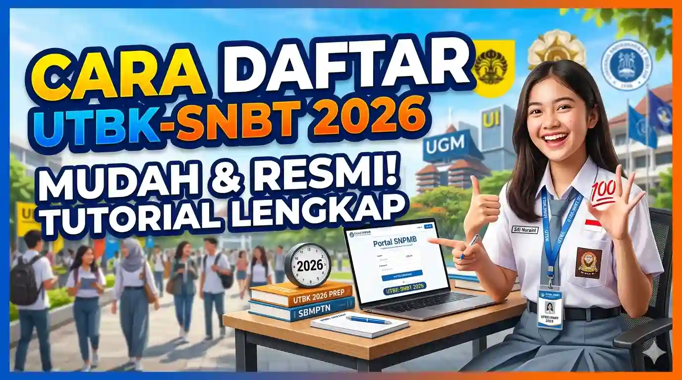 UTBK-SNBT 2026 Resmi Dibuka! Cek Syarat, Jadwal, dan Cara Daftar Terbaru