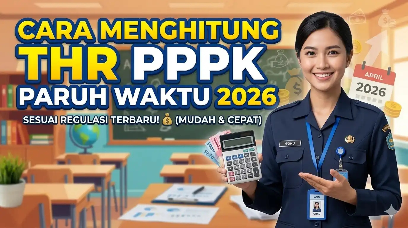 Cara Menghitung THR PPPK Paruh Waktu 2026