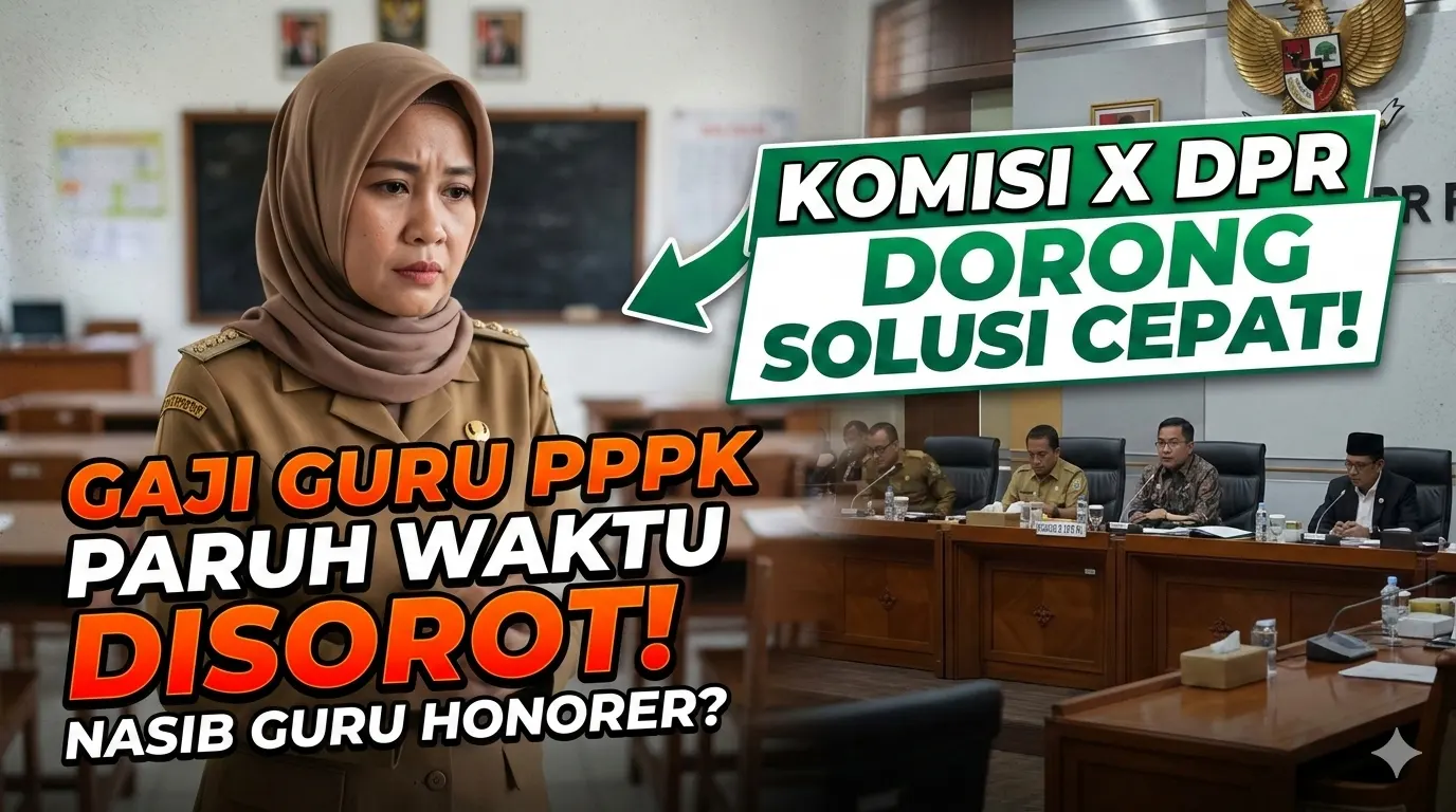 Gaji Guru PPPK Paruh Waktu Disorot, Komisi X DPR Dorong Solusi Cepat