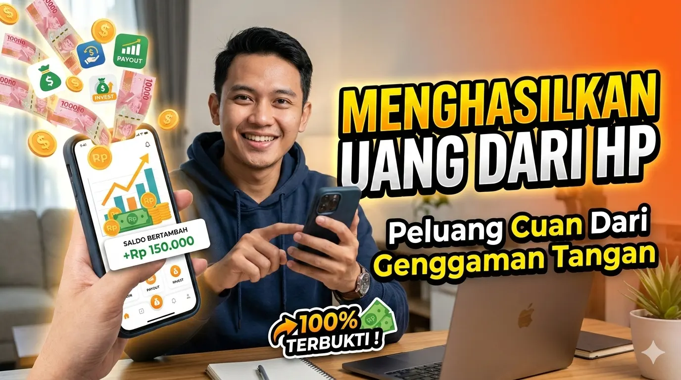 25 Cara Menghasilkan Uang dari HP, Peluang Cuan dari Genggaman Tangan