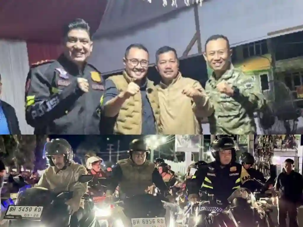 Bupati Monadi Turun Langsung Patroli Malam Takbiran, Pastikan Kerinci Aman