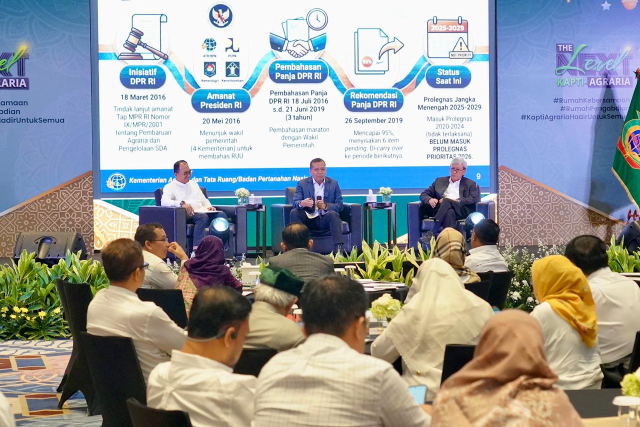 Kementerian ATR/BPN Gandeng KAPTI-AGRARIA Perkuat Substansi RUU Administrasi Pertanahan