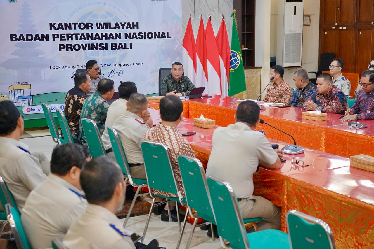 Wamen ATR Ossy Apresiasi Kinerja BPN Bali, Dorong Peningkatan Kualitas Data Pertanahan