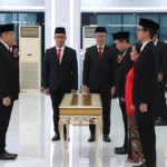 Lantik Pejabat Pengawas dan Fungsional, Wamen Ossy: Ujung Tombak dalam Pelayanan Pertanahan