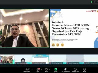 Sekjen ATR/BPN Sampaikan 4 Pesan Penting dalam Sosialisasi Regulasi Organisasi Baru