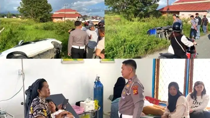 Kecelakaan 3 Kendaraan di Sungai Penuh