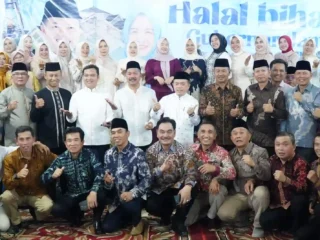 Monadi dan Murison Hadiri Open House Gubernur Jambi di Merangin