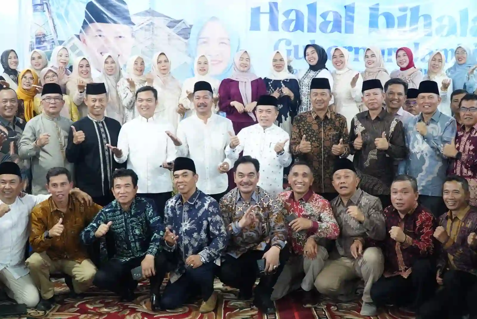 Monadi dan Murison Hadiri Open House Gubernur Jambi