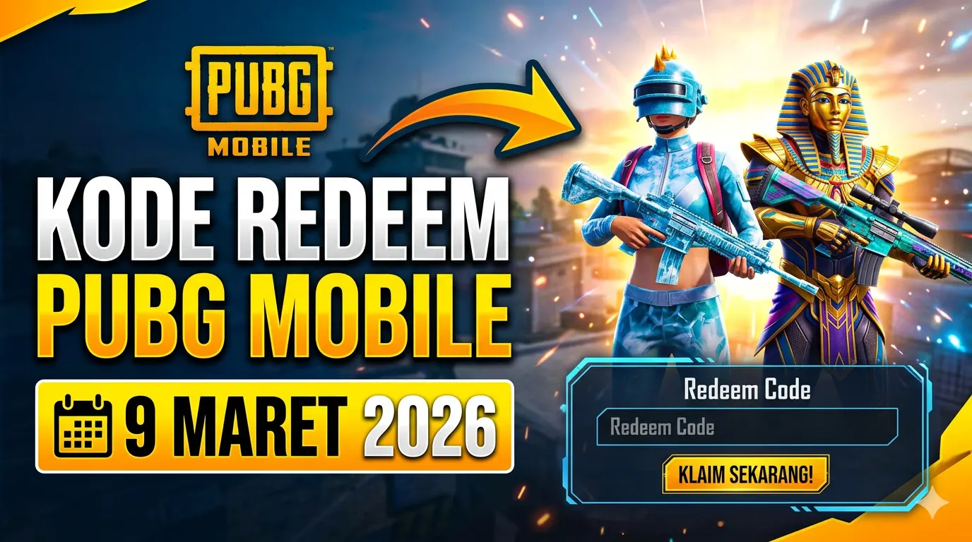 Kode Redeem PUBG Mobile 9–10 Maret 2026: Klaim UC, Skin, dan Outfit Gratis