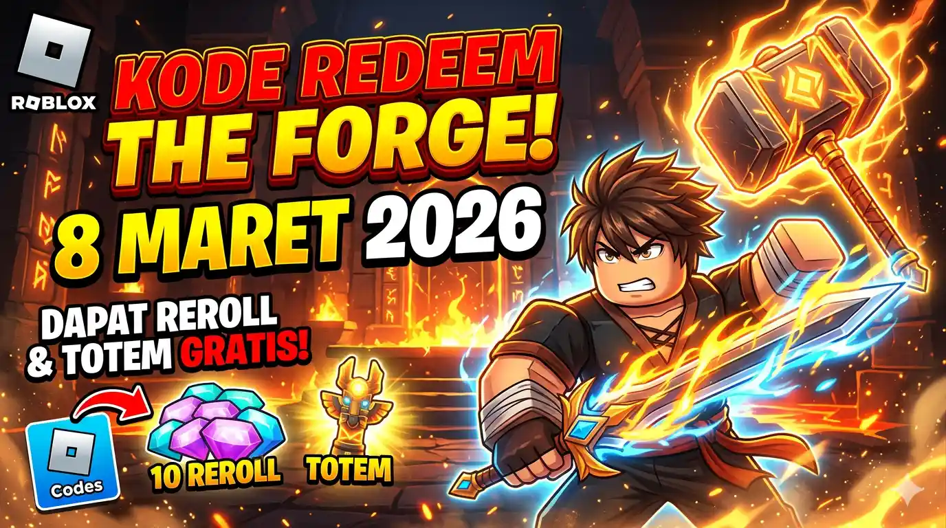 Kode The Forge Redeem Terbaru 8 Maret 2026