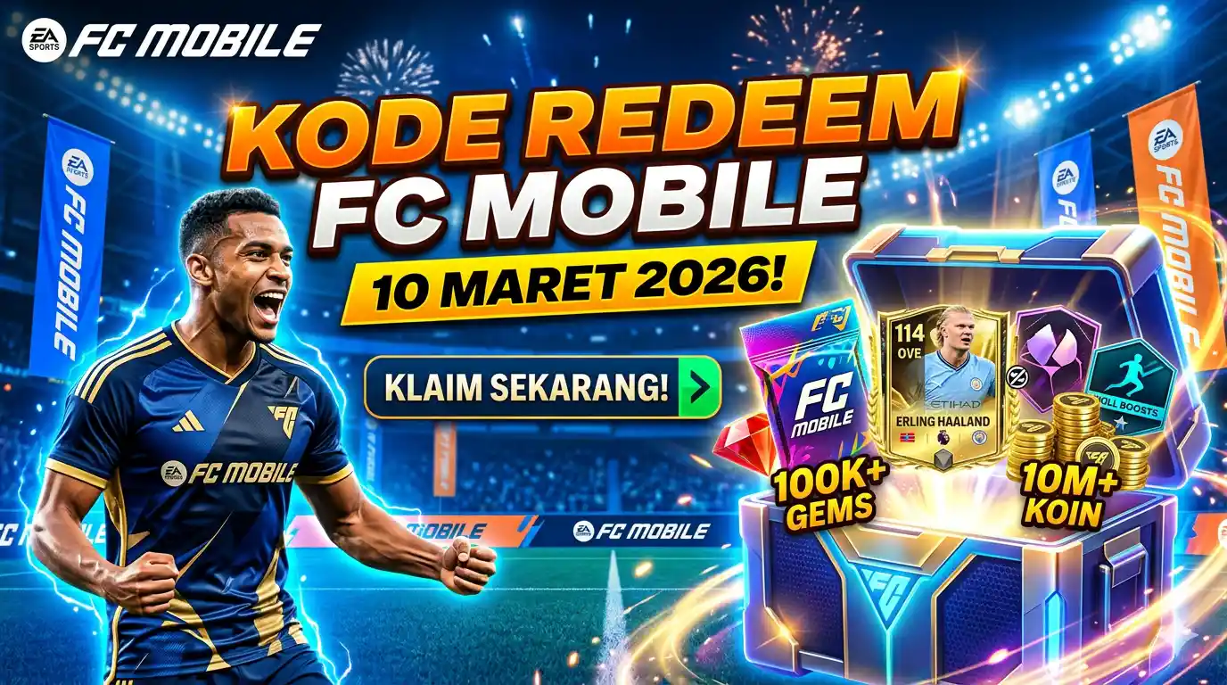 Kode Redeem FC Mobile 10 Maret 2026: Klaim Gems, Koin, hingga Pemain OVR Tinggi