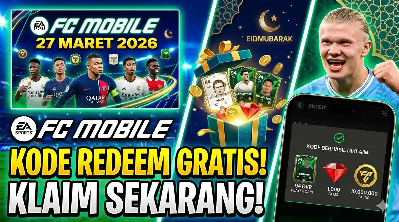Kode Redeem FC Mobile Terbaru 27 Maret 2026, Klaim Hadiah Gratis Hari Ini