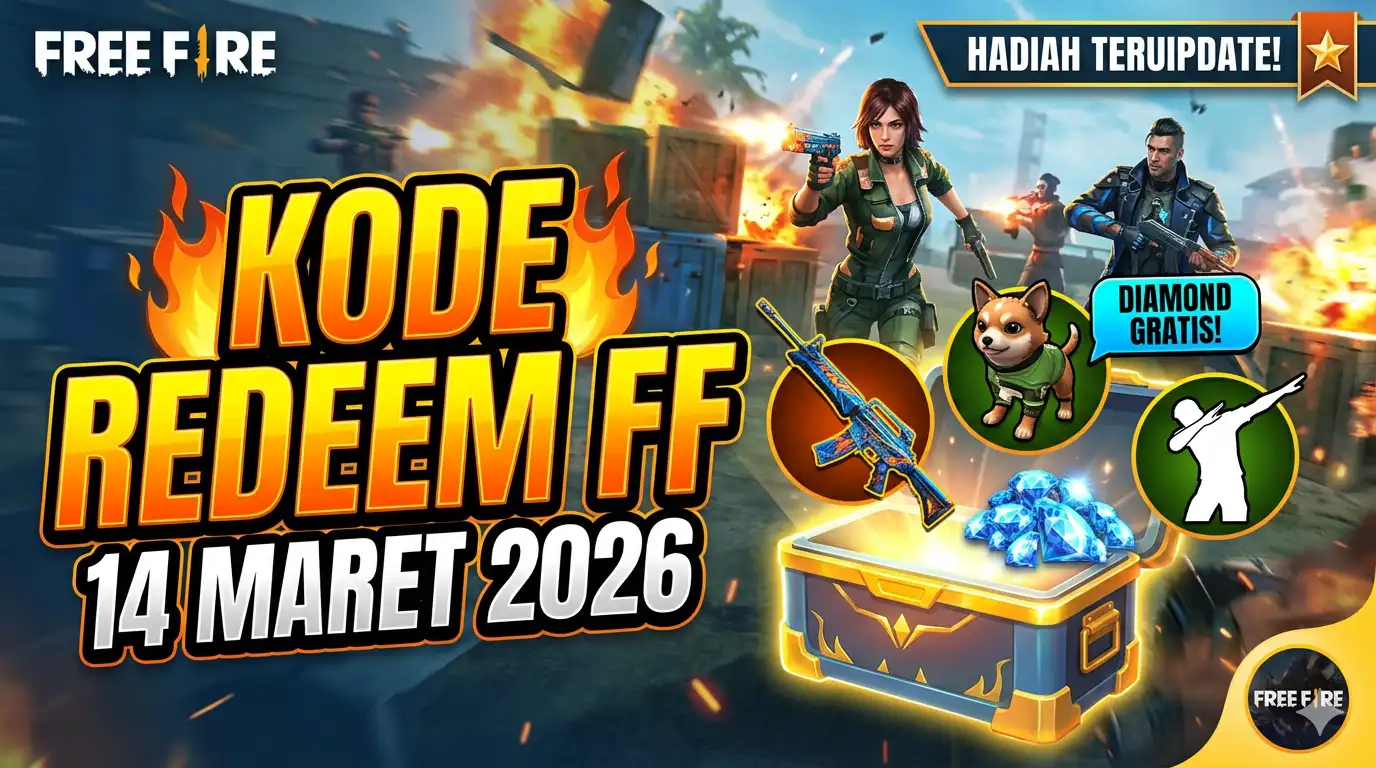 Kode Redeem FF Free Fire Terbaru 14 Maret 2026