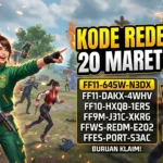 Kode Redeem FF Terbaru 20 Maret 2026, Klaim Hadiah Gratis Hari Ini