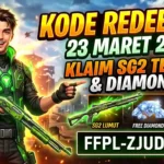 Kode Redeem FF Terbaru 23 Maret 2026, Klaim Hadiah Gratis Hari Ini