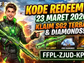 Kode Redeem FF Terbaru 23 Maret 2026, Klaim Hadiah Gratis Hari Ini