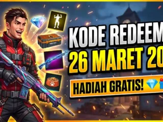 Kode Redeem FF 26 Maret 2026 Terbaru, Klaim Skin & Diamond Gratis