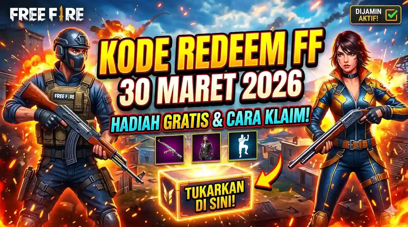 Kode Redeem FF 30 Maret 2026 Terbaru