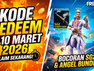Kode Redeem FF Free Fire 10 Maret 2026, Klaim Skin dan Item Gratis