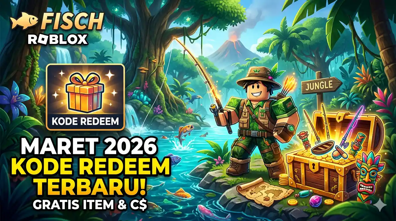 Update Jungle Expansion Fisch Roblox Maret 2026, Ini Kode Redeem Terbaru