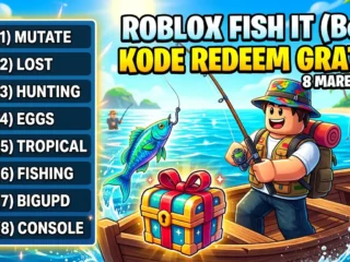 Kode Redeem Fish It Roblox Maret 2026: Klaim Hadiah Gratis