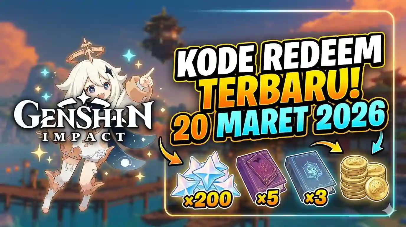 Kode Redeem Genshin Impact 20 Maret 2026: Primogems Gratis Edisi Lebaran