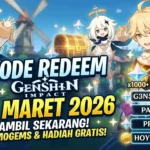 Kode Redeem Genshin Impact 21 Maret 2026, Klaim Primogem Gratis