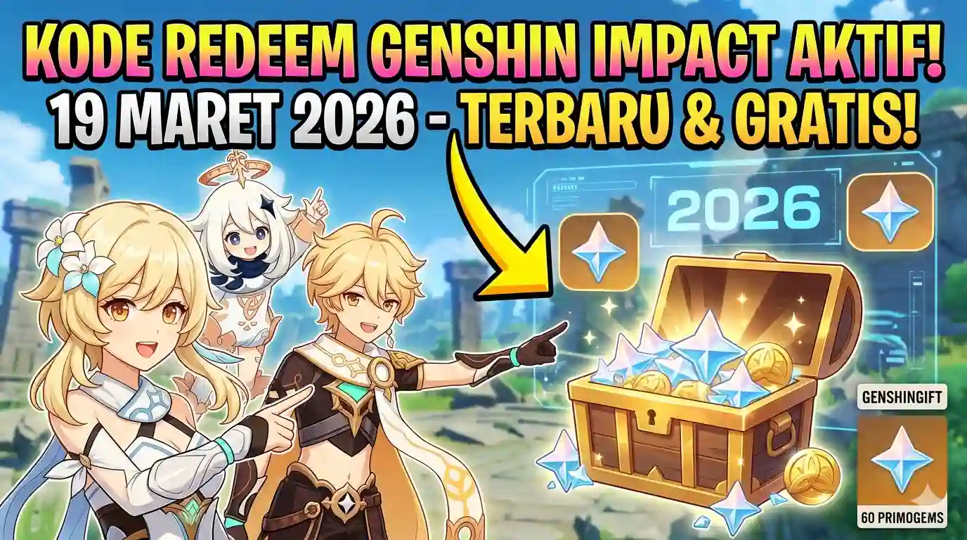 Kode Redeem Genshin Impact 19 Maret 2026, Klaim Primogem Gratis