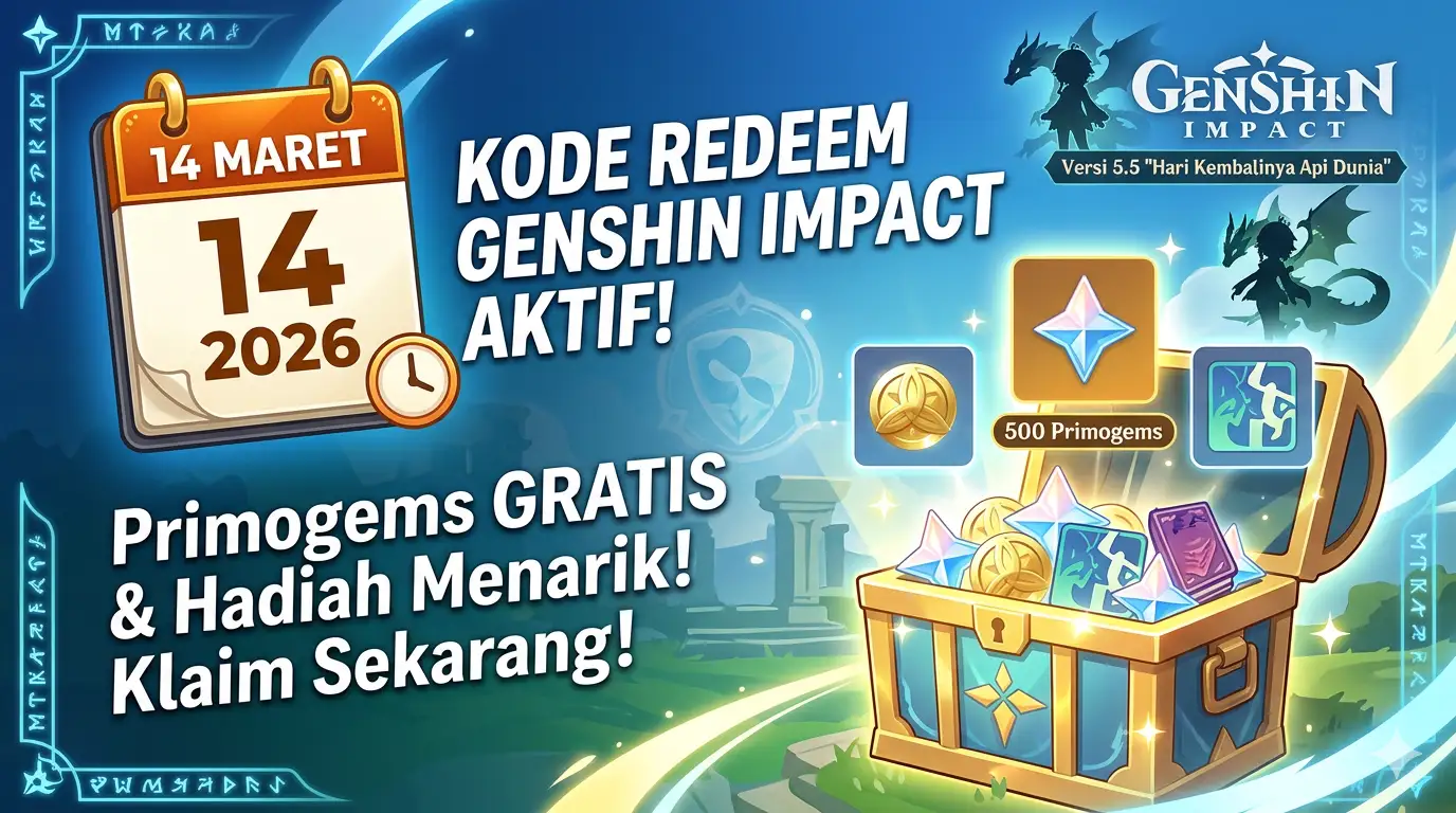 Kode Redeem Genshin Impact 14 Maret 2026