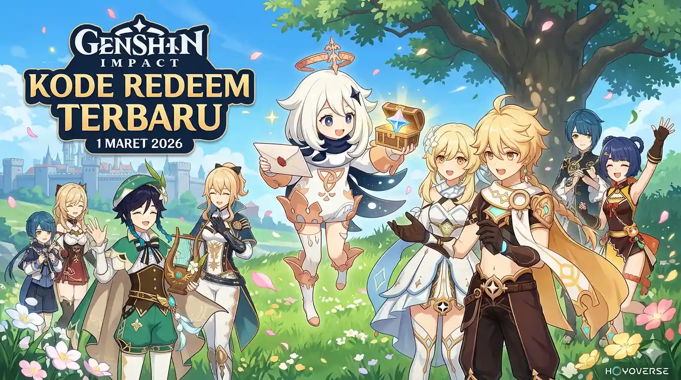 Kode Redeem Genshin Impact 1 Maret 2026.