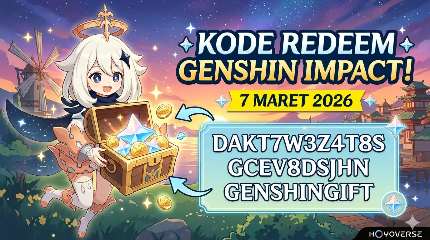 Kode Redeem Genshin Impact 7 Maret 2026