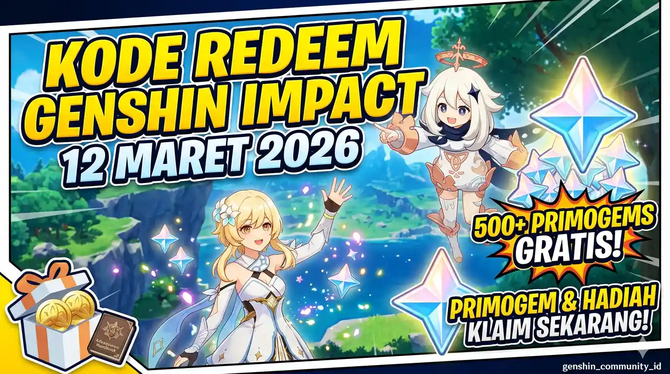 Kode Redeem Genshin Impact 12 Maret 2026: Klaim Primogem Gratis Hari Ini