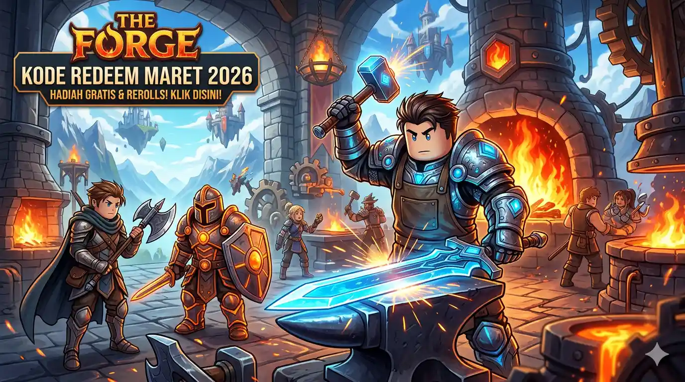 Kode Redeem The Forge Roblox 2 Maret 2026