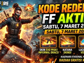 Kode Redeem FF 7 Maret 2026: Klaim Skin, Emote, dan Diamond Gratis Hari Ini