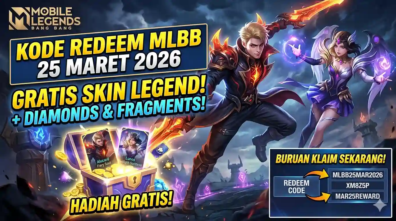 Kode Redeem Mobile Legends Terbaru 25 Maret 2026