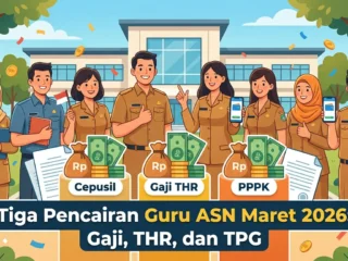 Ada Tiga Pencairan Guru ASN Maret 2026: Gaji, THR, dan TPG