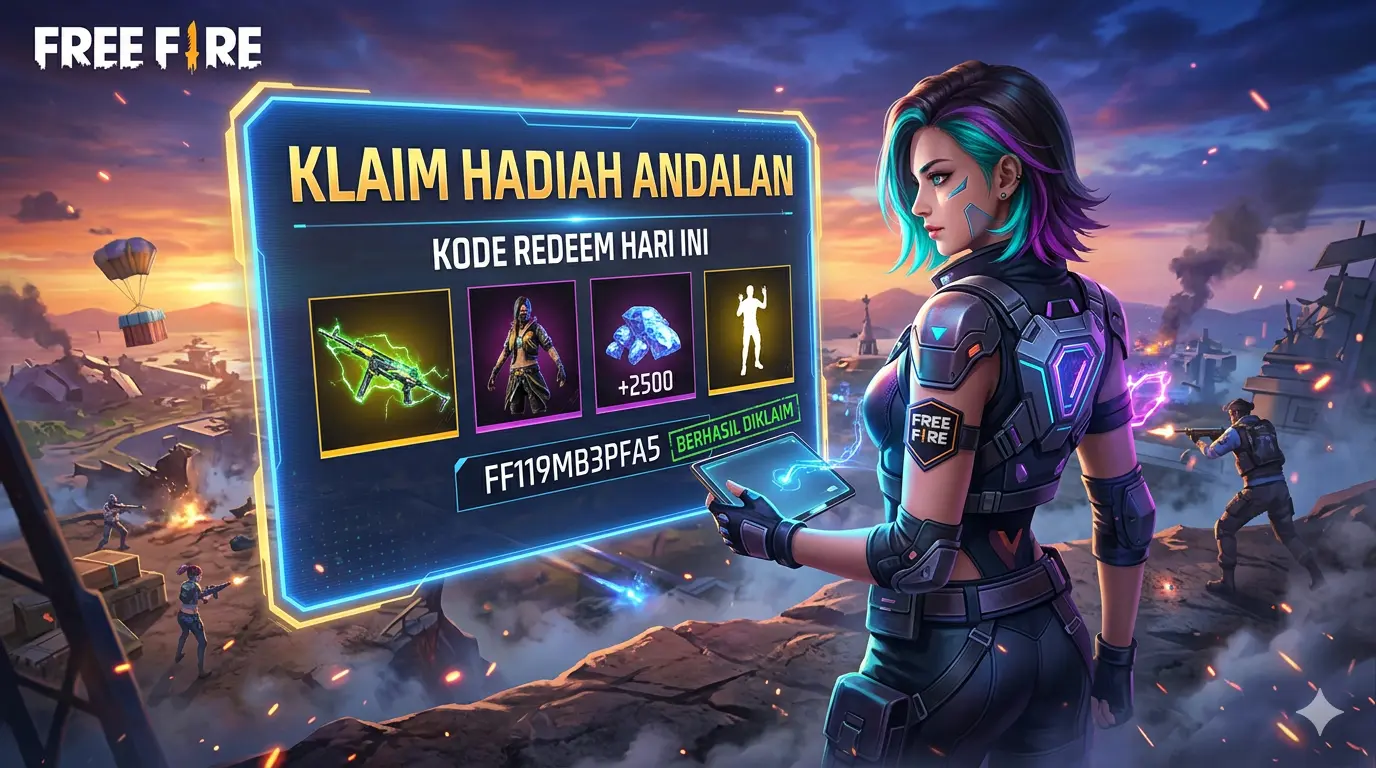 Kode Redeem FF 1 Maret 2026 Terbaru, Klaim Skin & Diamond Gratis