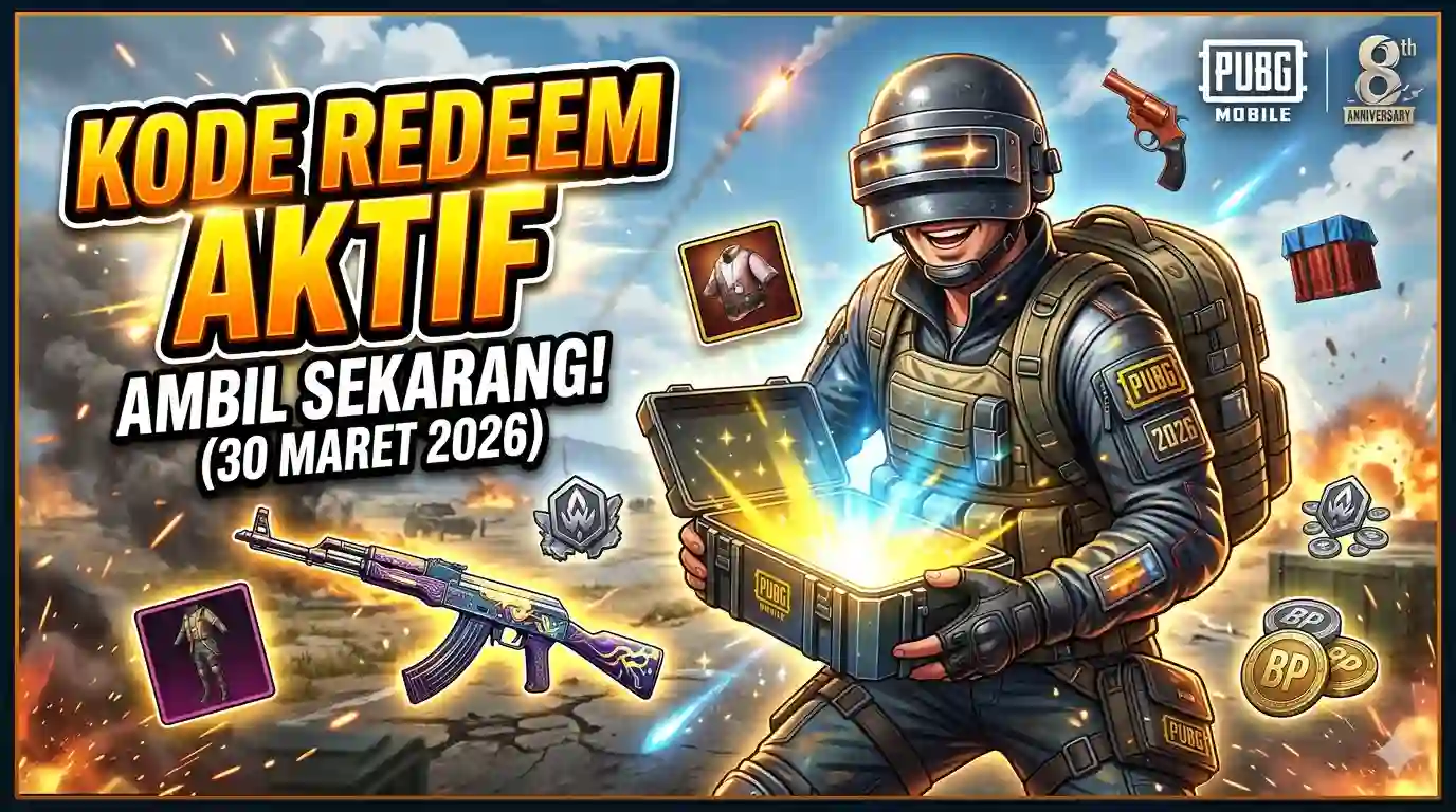 Kode Redeem PUBG Mobile 30 Maret 2026