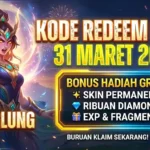 Kode Redeem Mobile Legends Terbaru 31 Maret 2026, Klaim Skin & Diamond Gratis