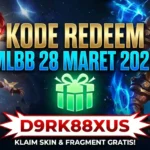Kode Redeem Mobile Legends Terbaru Hari Ini (28 Maret 2026), Klaim Skin & Diamond Gratis