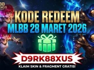 Kode Redeem Mobile Legends Terbaru Hari Ini (28 Maret 2026), Klaim Skin & Diamond Gratis